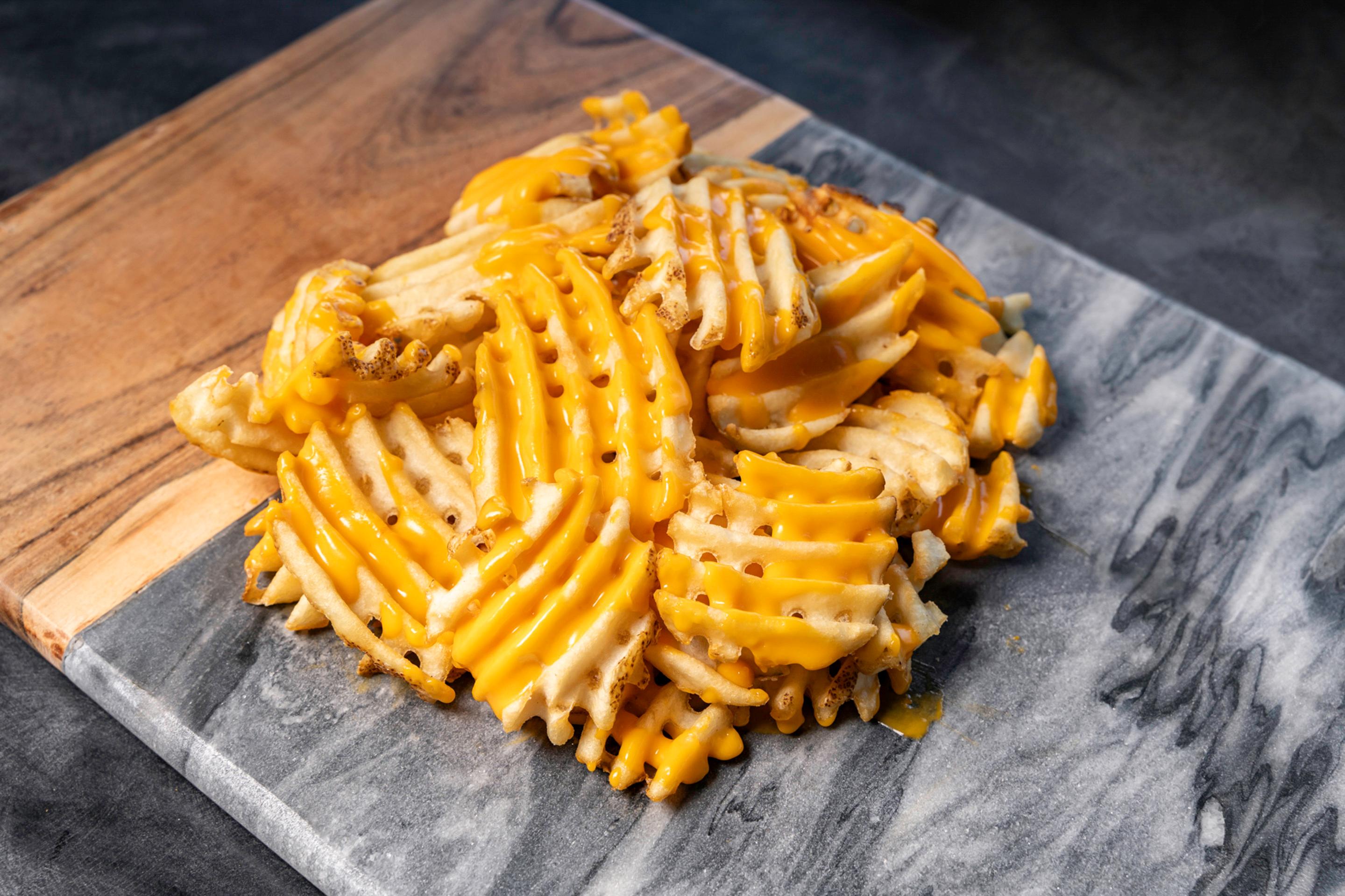 Waffle Cheese Fries.