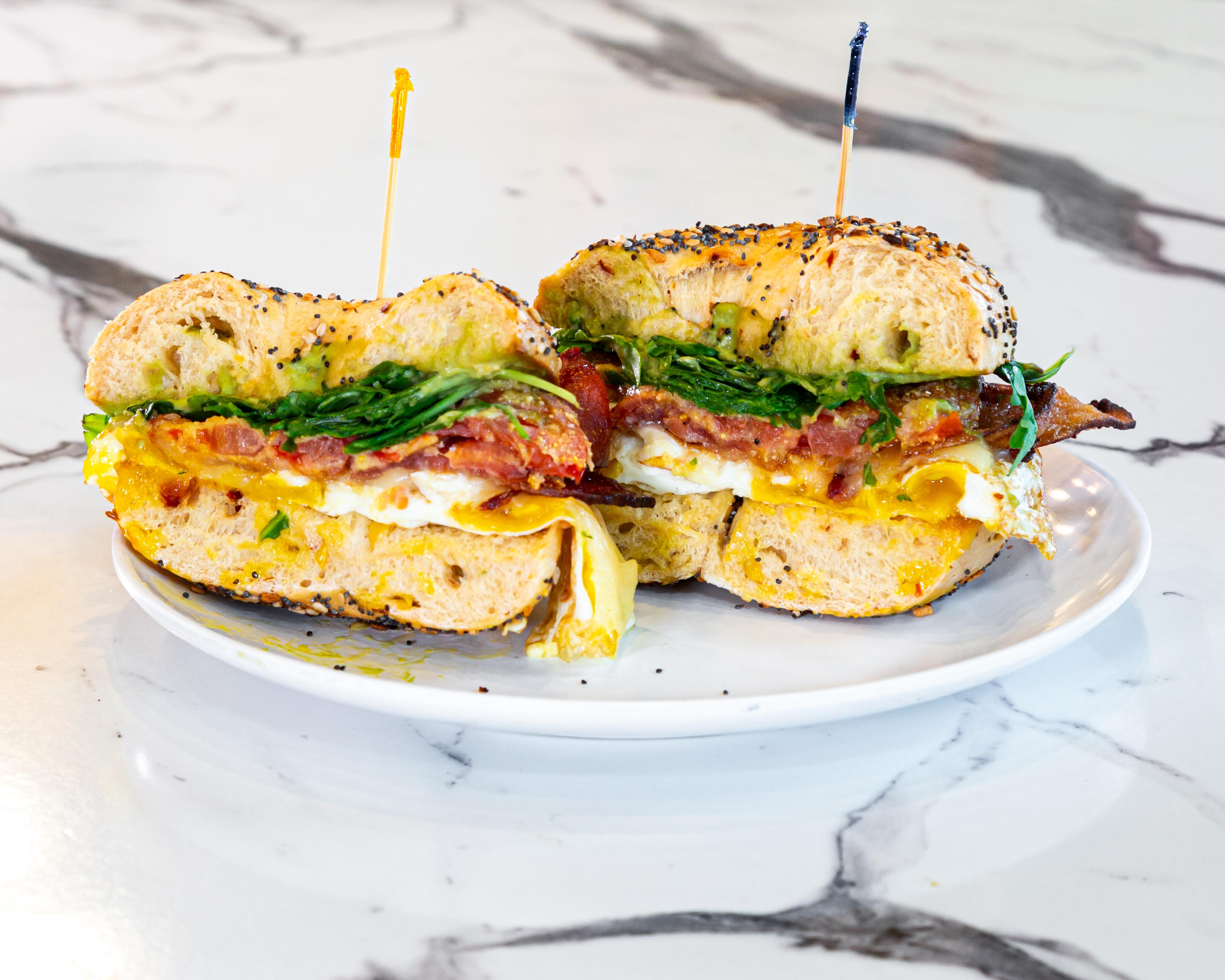 Southwestern Egg Sandwich.