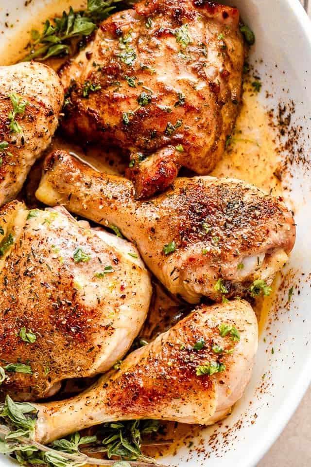 Bone in Roasted Italian Chicken.