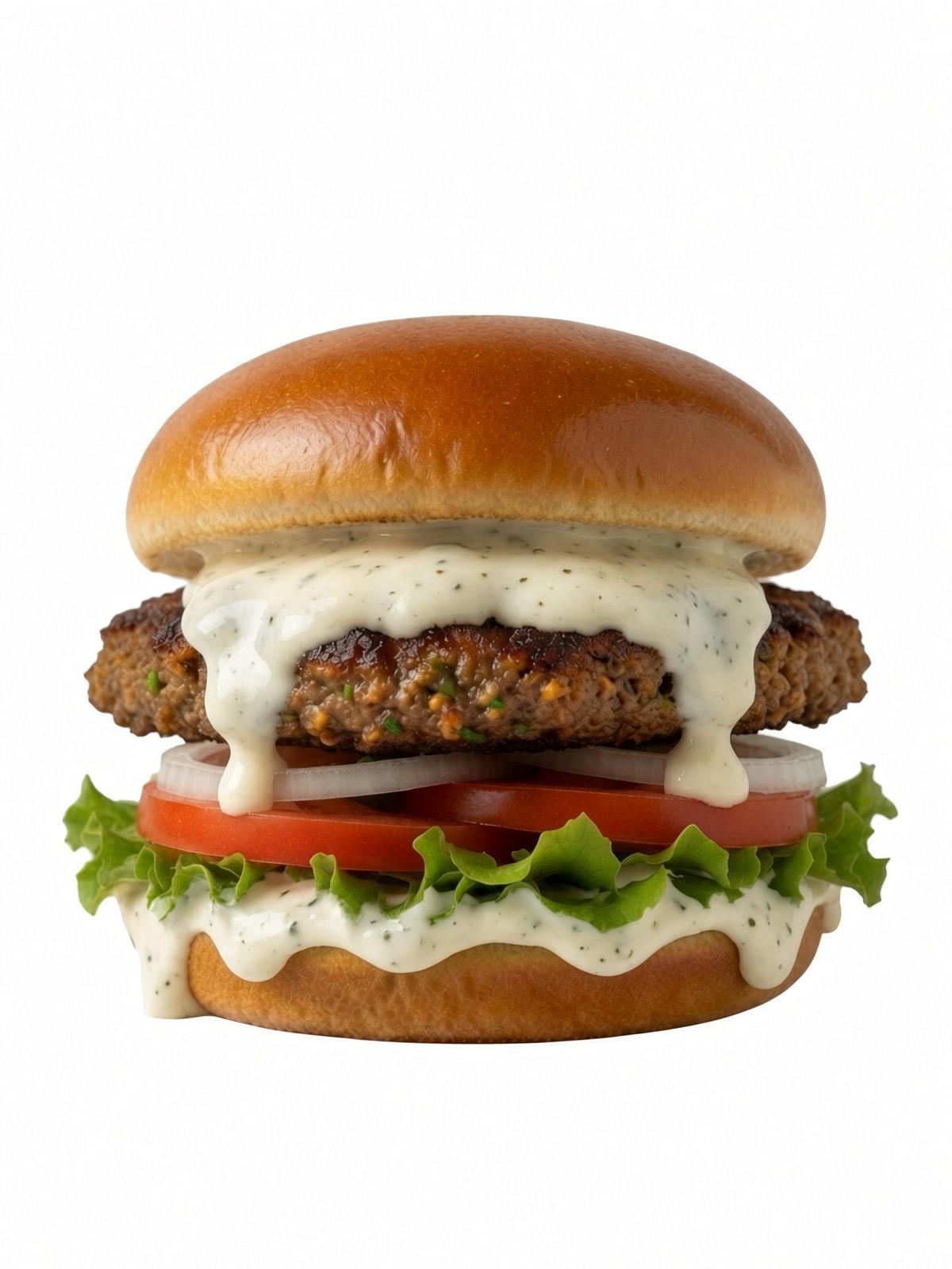 Beef Kafta Burger.