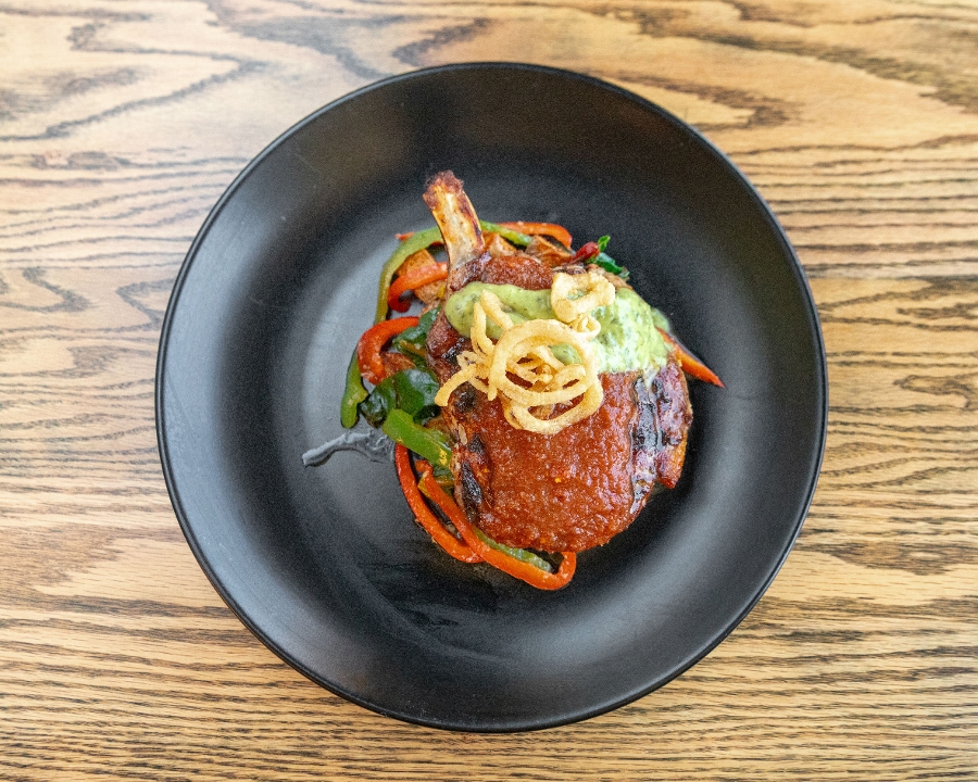 Jerk Marinated Pork Chop.