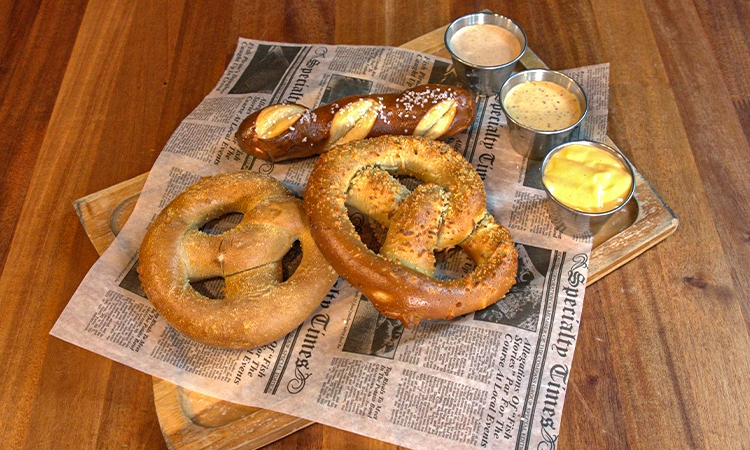 Pretzel Sampler.