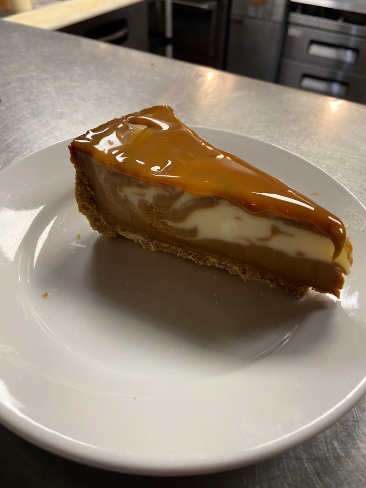 Salted Caramel Cheesecake.