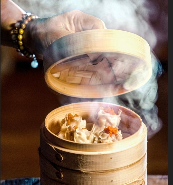 Pork & Shrimp Sui Mai (Dumplings).