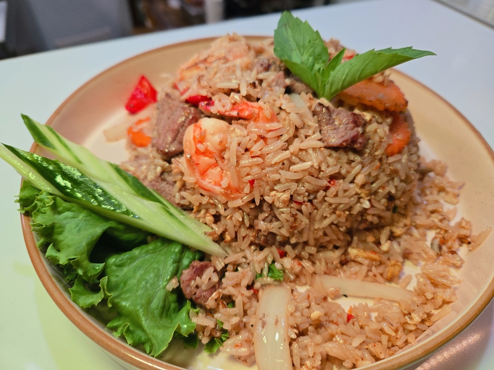 L= Basil Fried Rice.