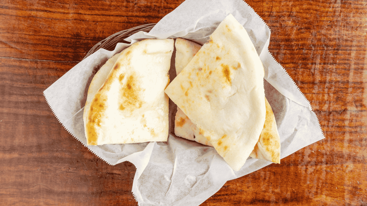 Stuffed Naan Potato.