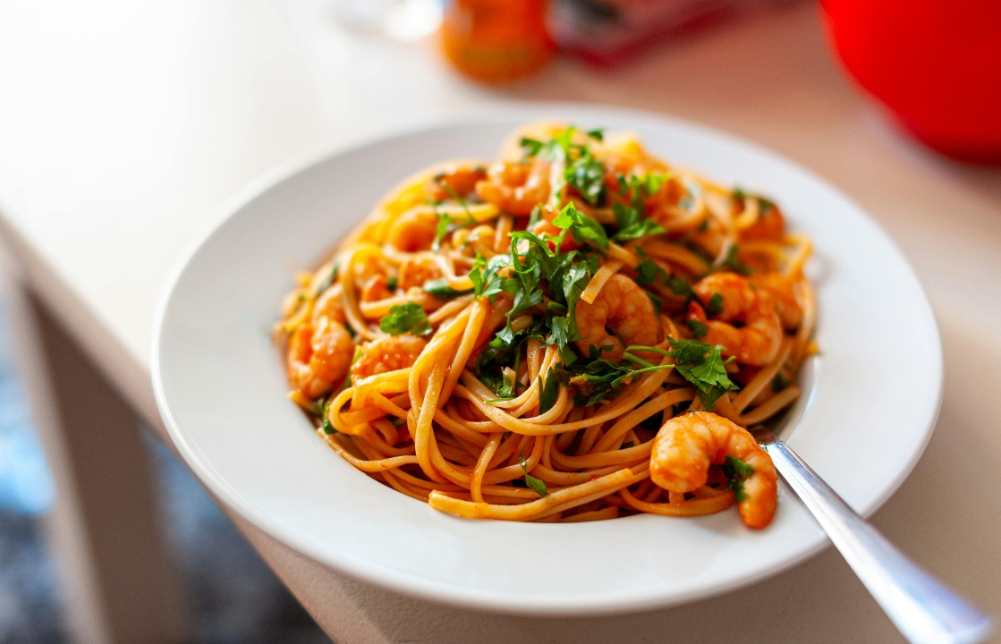 Cajun Chicken & Shrimp Alla Vodka.
