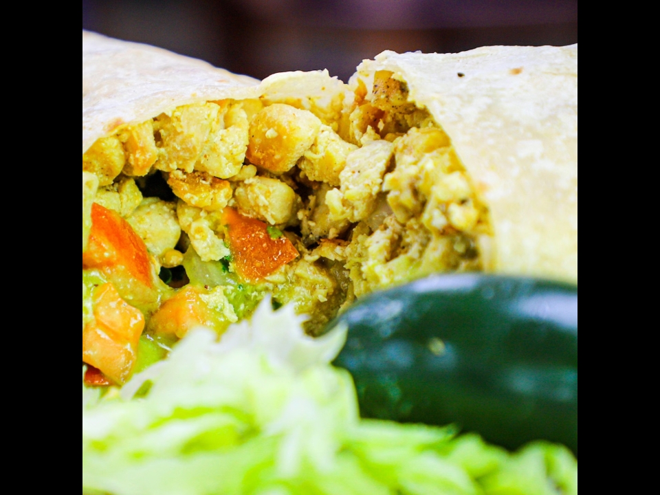 Pollo Asado Burrito.