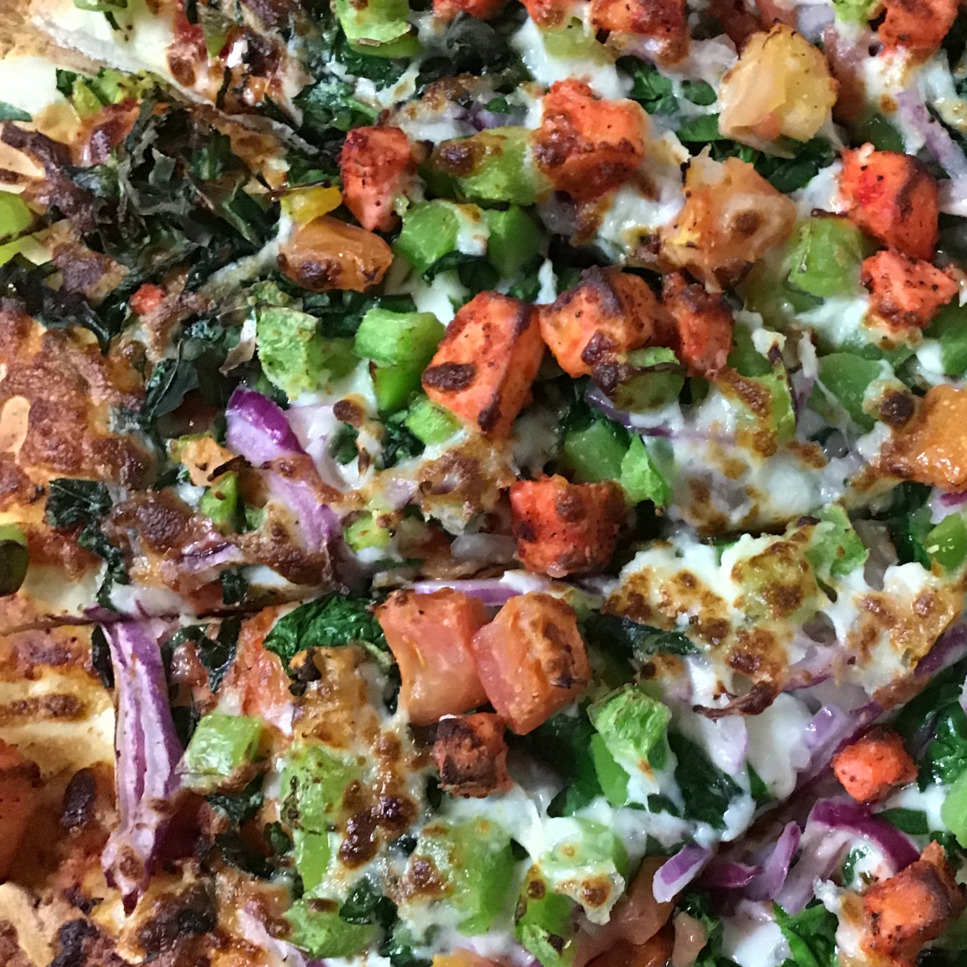 Palak Paneer Pizza.
