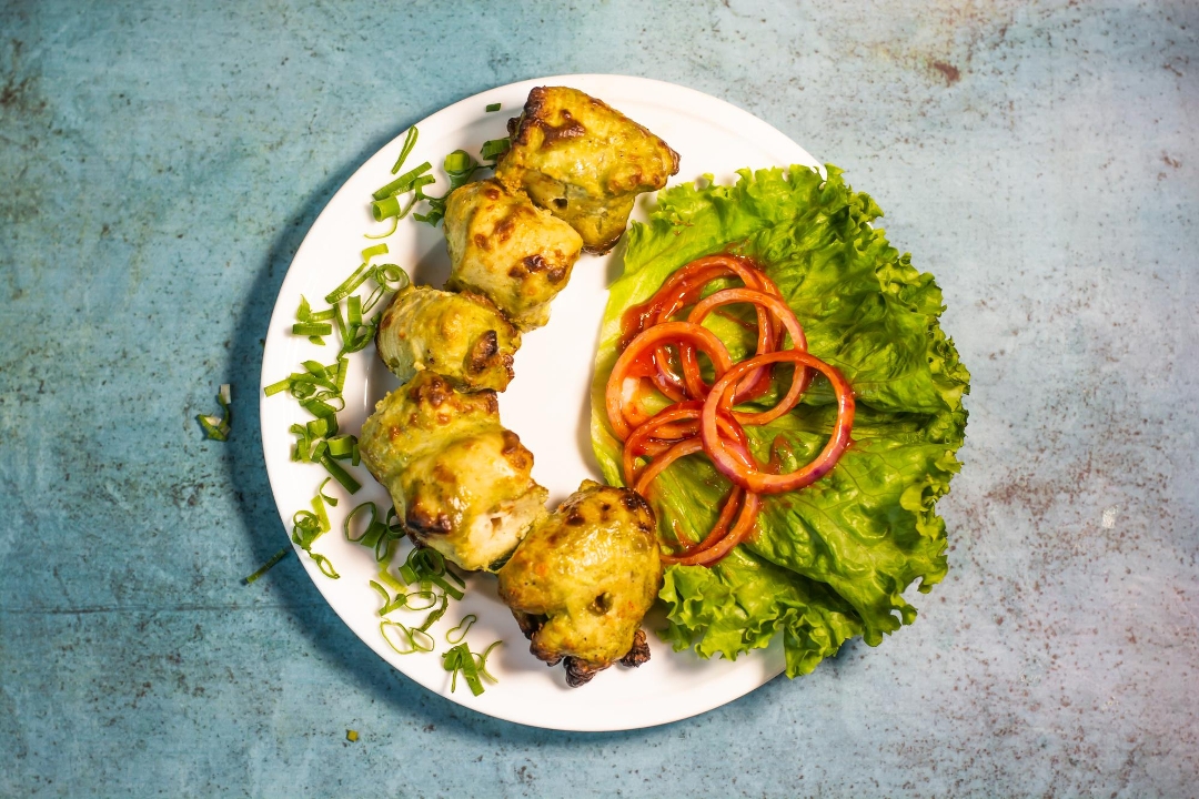 Hariyali Chicken Tikka.
