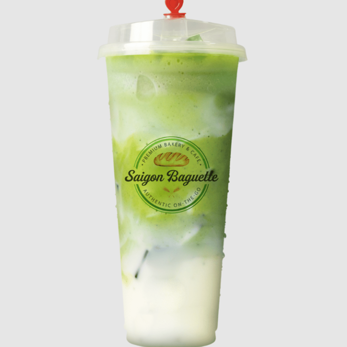 Crème Brûlée Matcha Milk Tea.