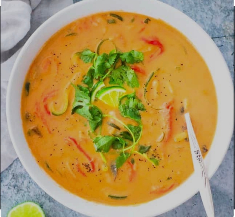 Vegetable Coconut Soup.