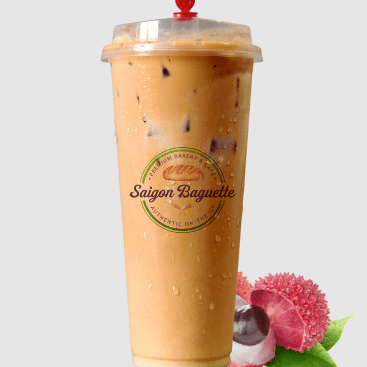 Lychee Milk Tea.
