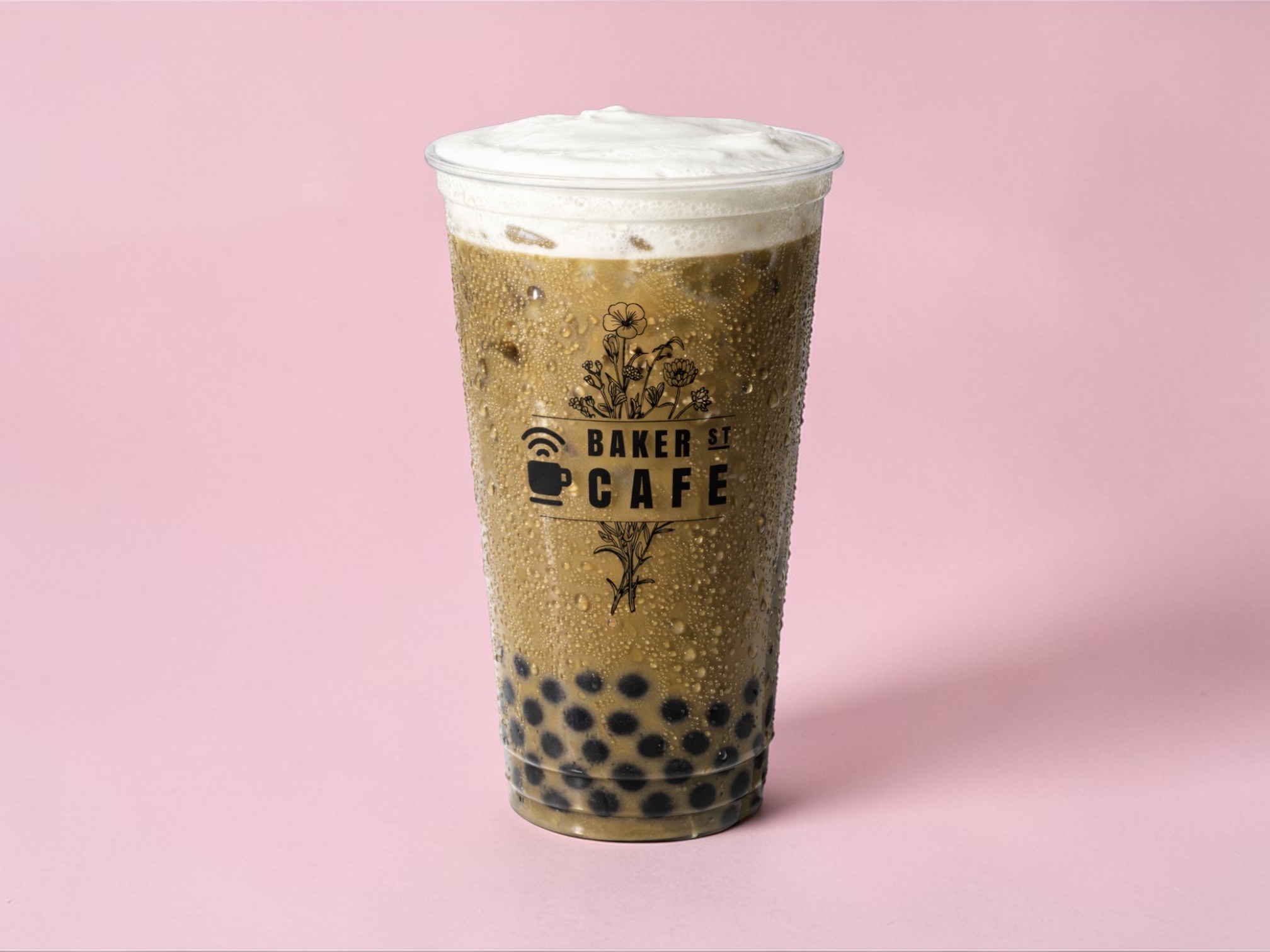 Brown Sugar Hojicha Boba.