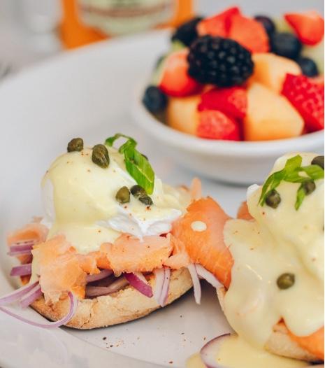 Lox & Capers Benedict.