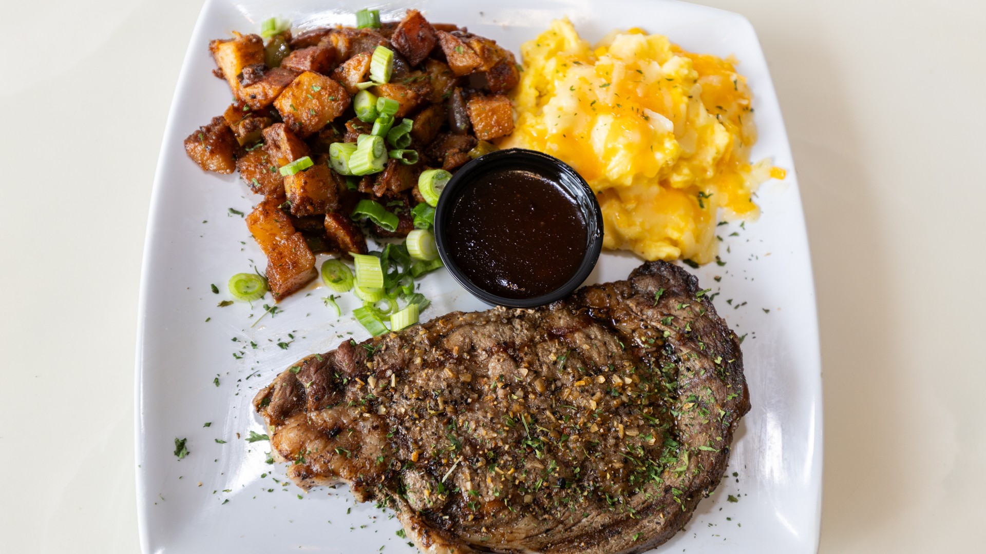 Uptown - Steak Eggs & Potatoes.