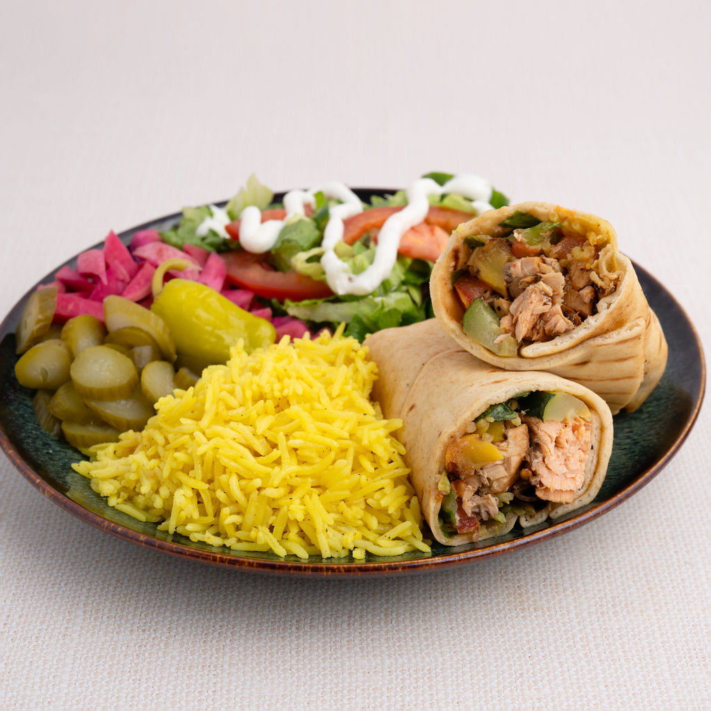 Salmon Wrap.