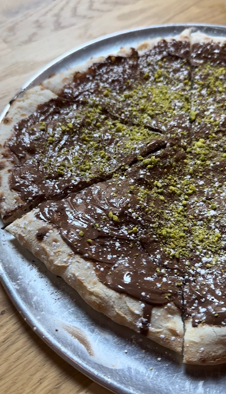 Nutella Pizza.