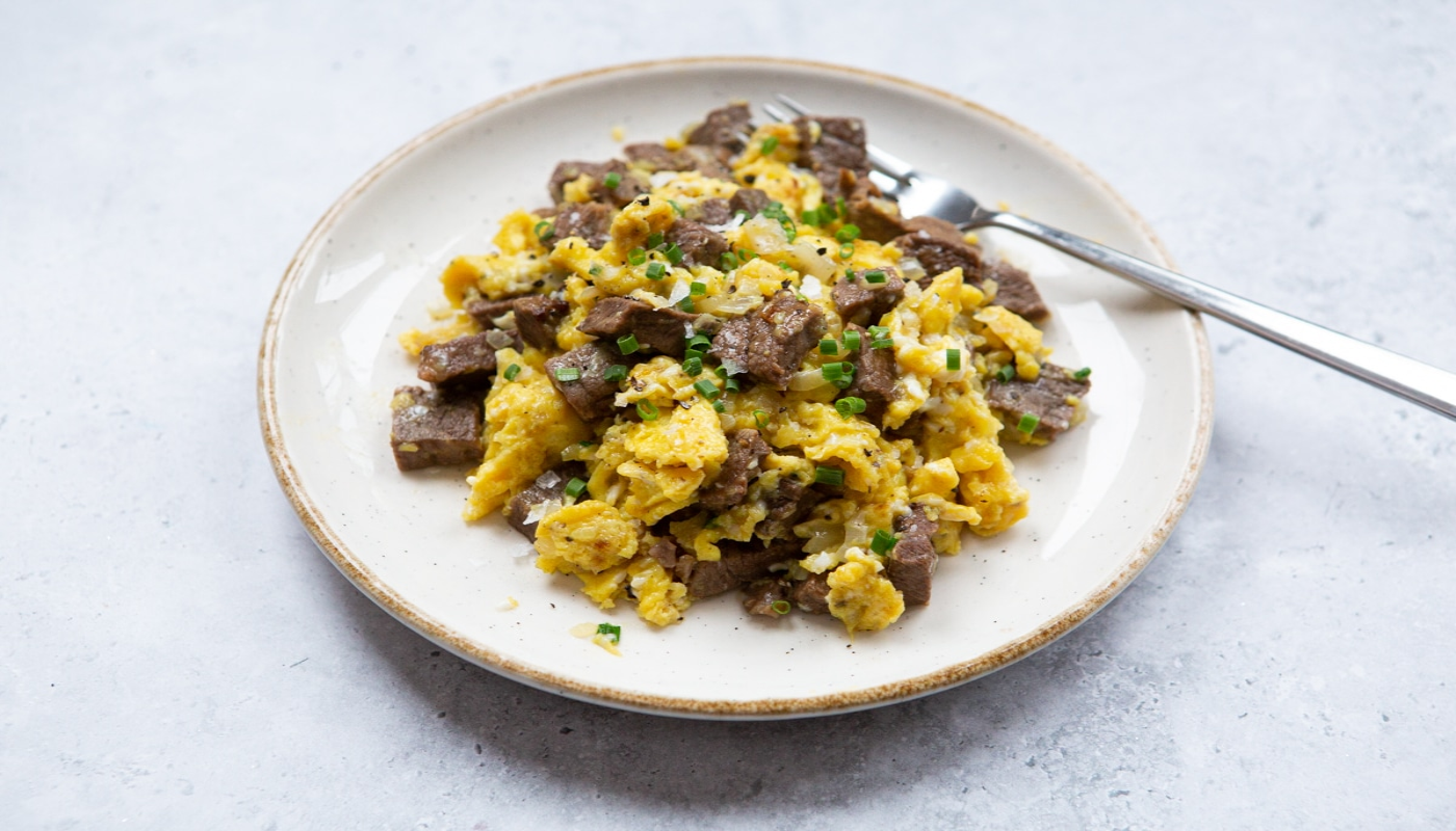 5. Scrambled Egg with Beef.