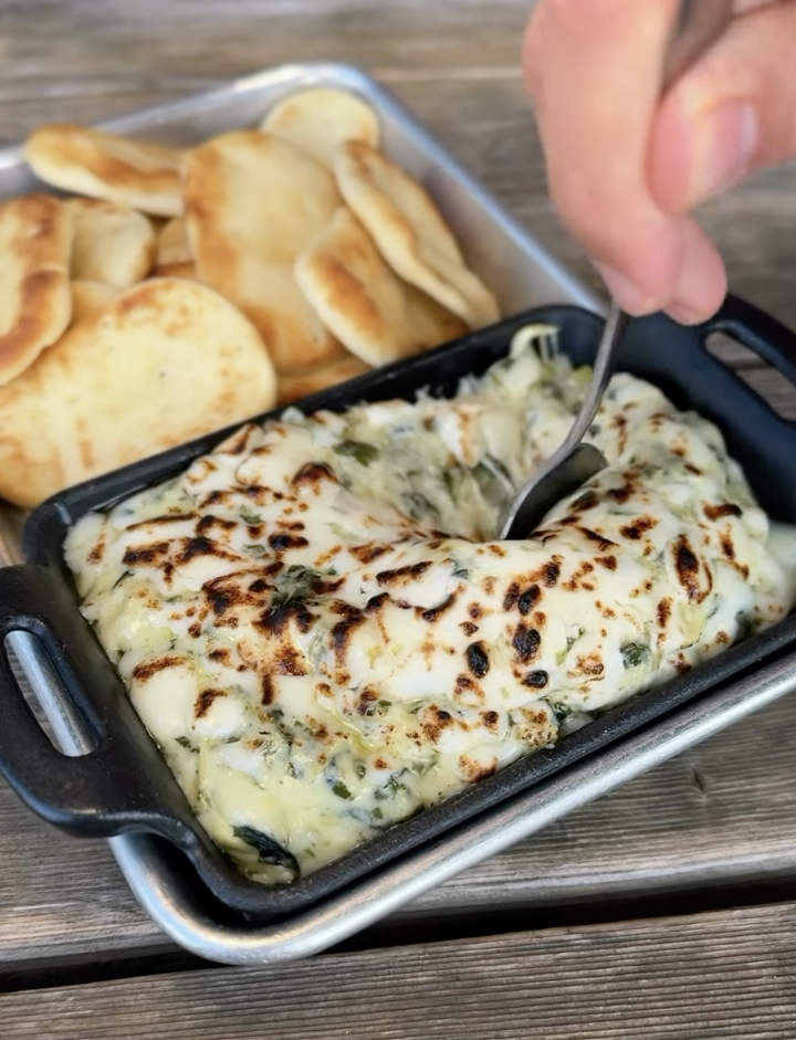 Parmesan Spinach and Artichoke Dip.