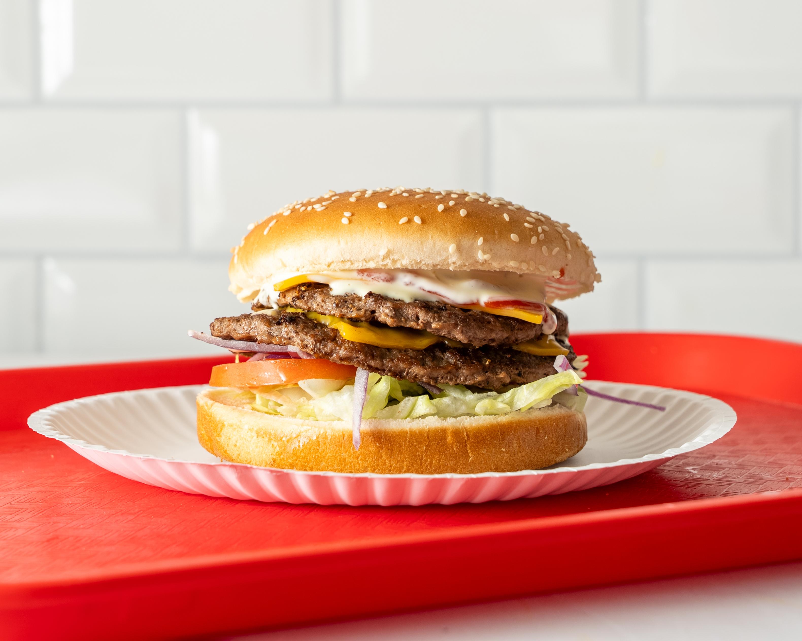 Double Cheese Burger.