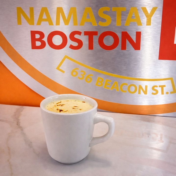 Hot Badam Milk.