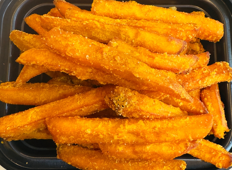 SWEET POTATO FRIES.