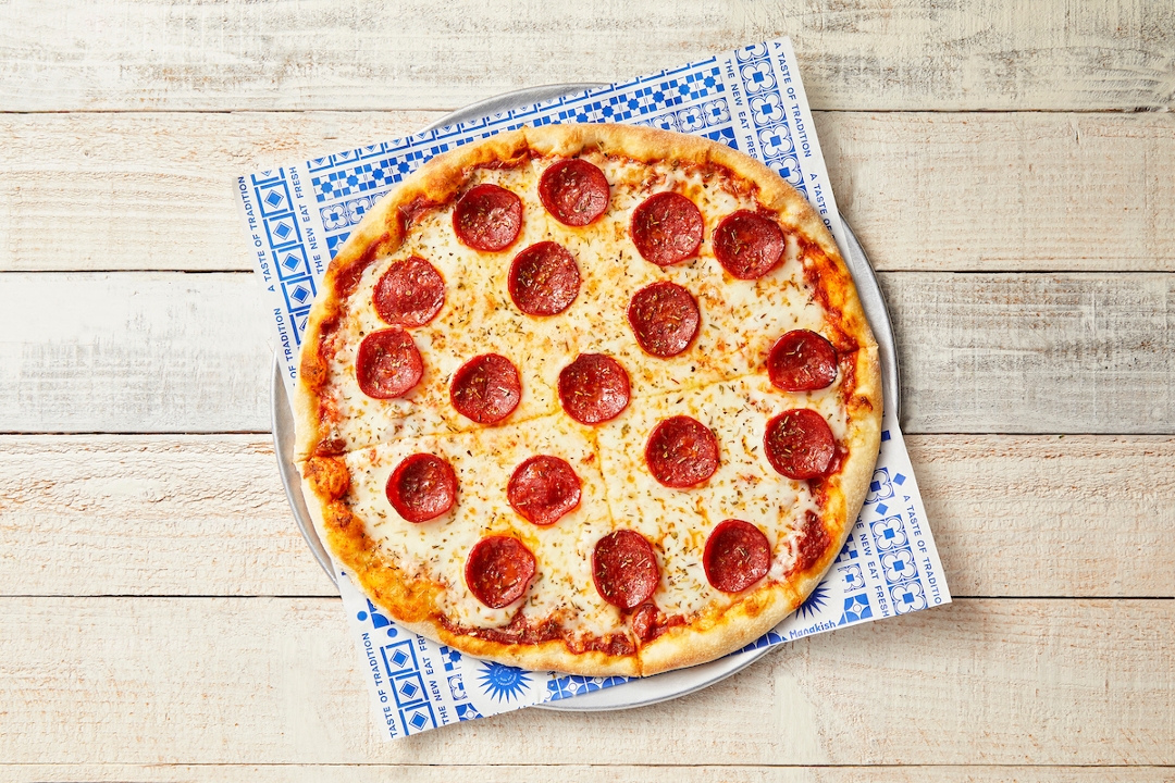 Classic Pepperoni Manakish.