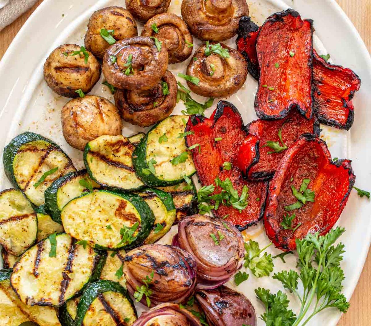 Mixed Grilled Vegetables.