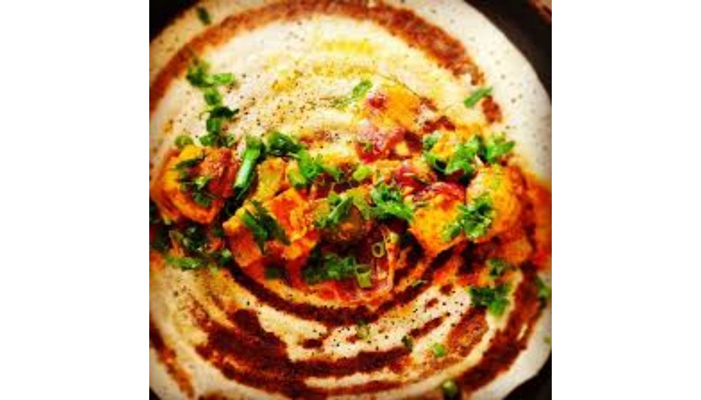 Paneer Tikka Dosa - Non Vegan, Gluten free.