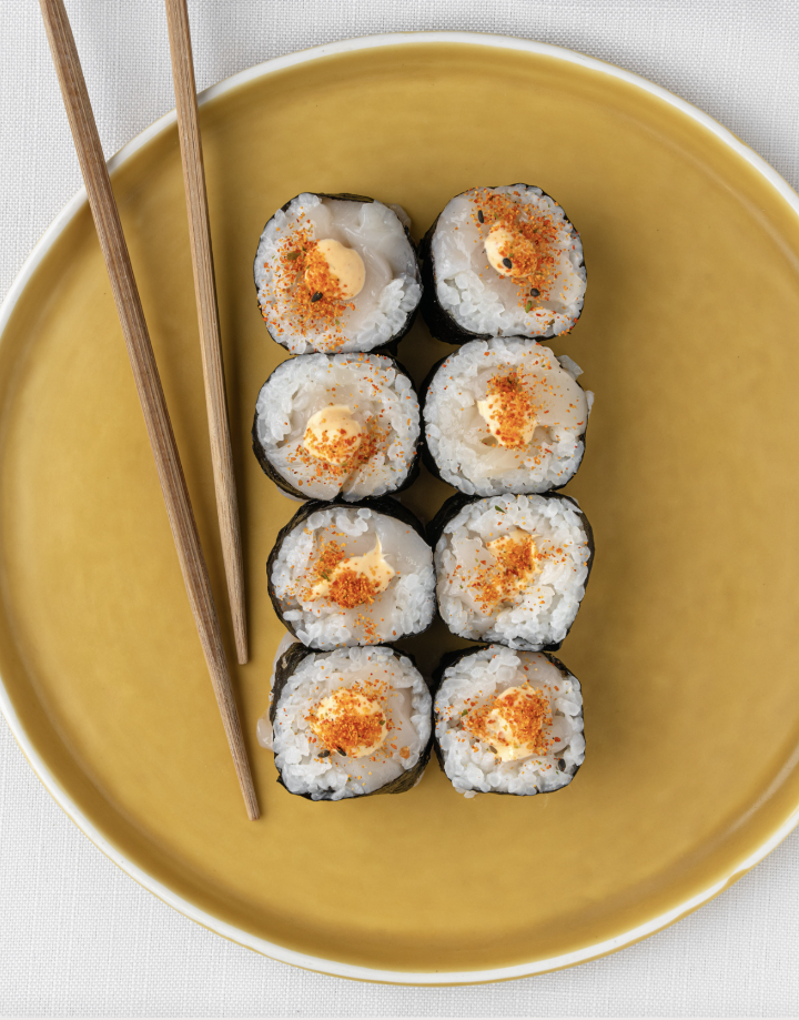 Spicy Scallop Roll.