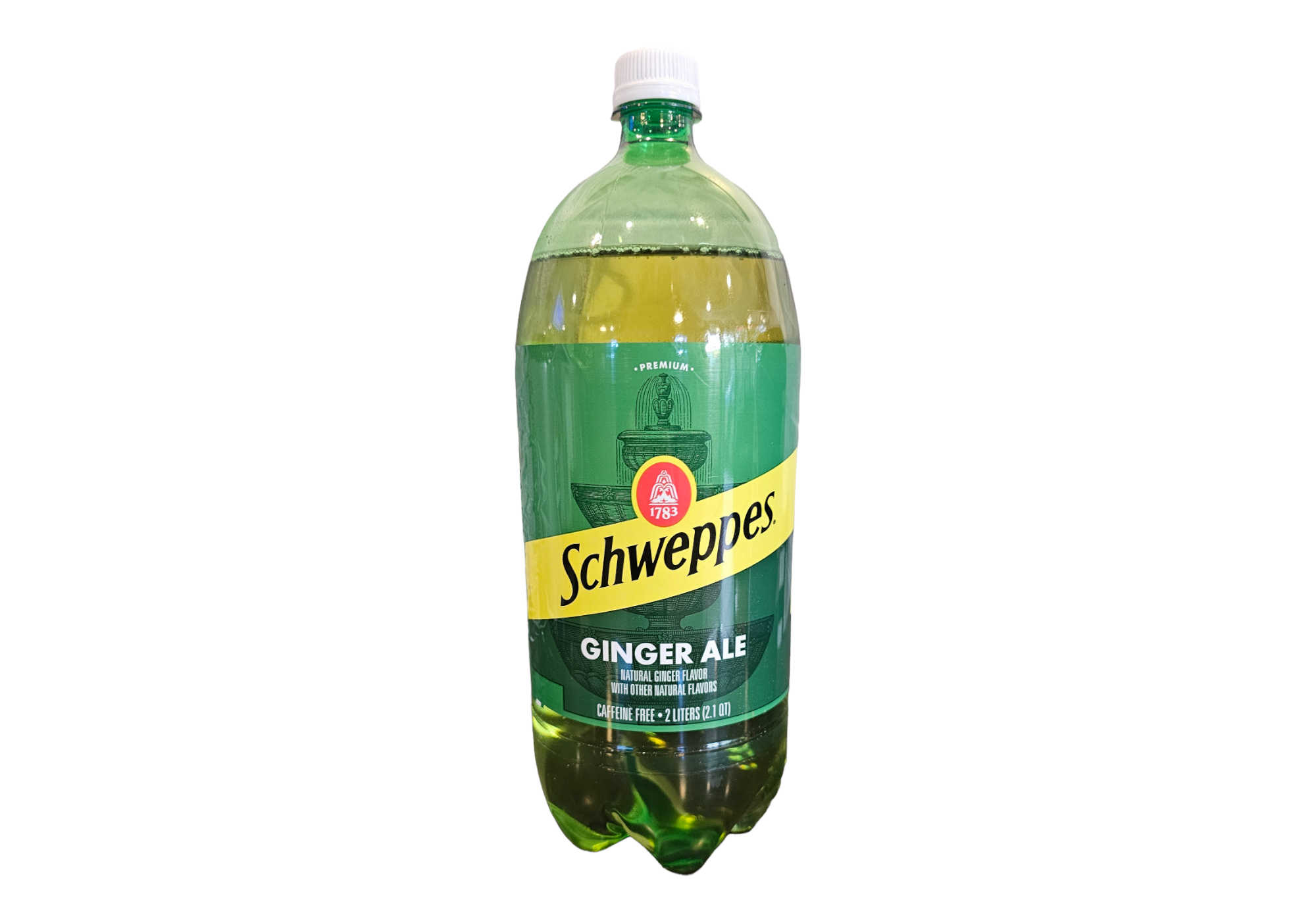 2 Liter Ginger Ale Soda.