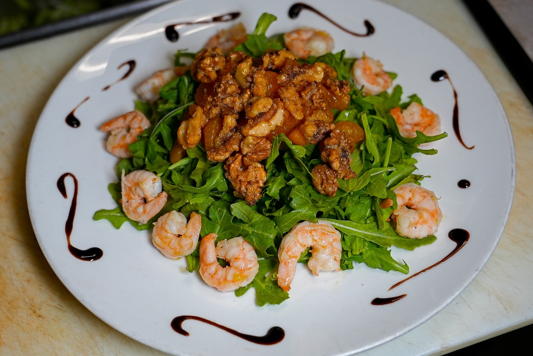 Pear and Walnut Salad.