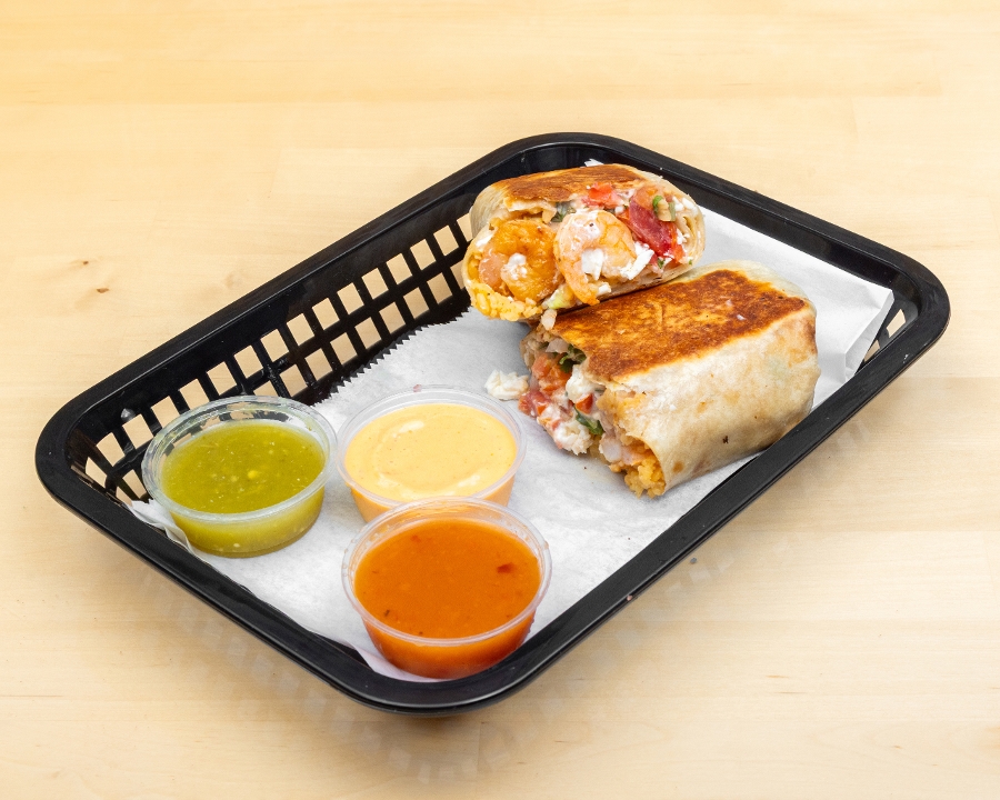 Burrito de Camarones (Shrimp).