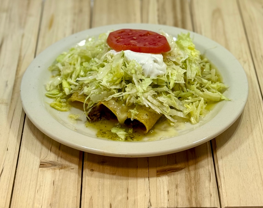 Enchiladas Verdes.