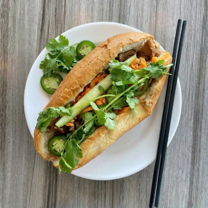 Bánh Mì Bò Nướng (Grilled Beef).