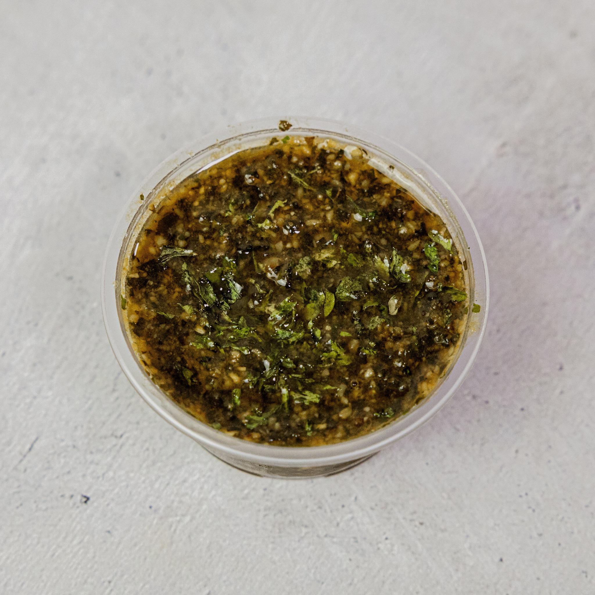 Side of Pesto Sauce.