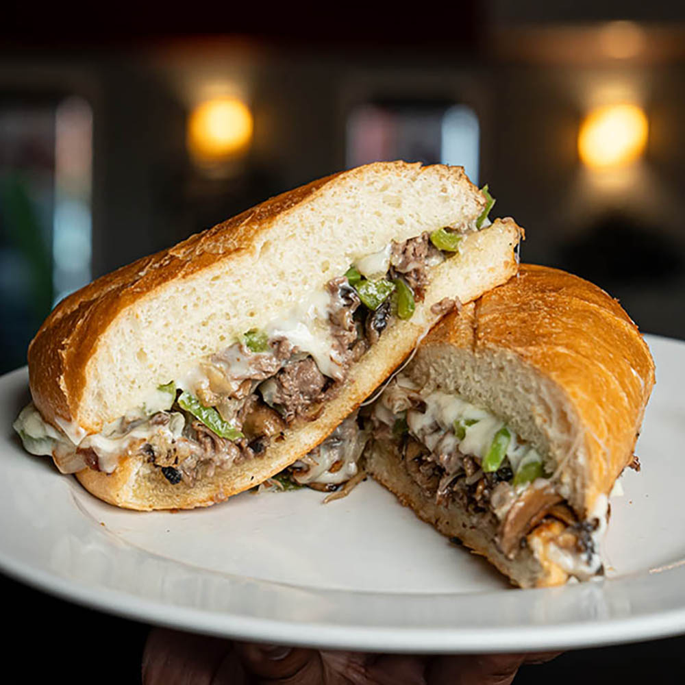 Philly Cheese Steak Sandwich.