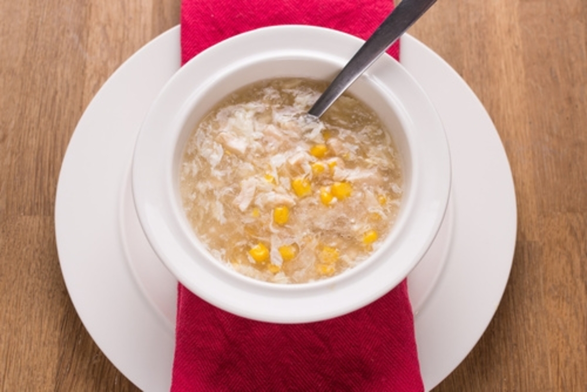 Chicken Corn Soup (Half).