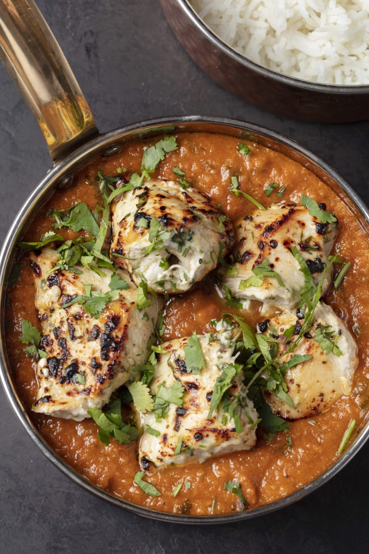 Curry: Butter Chicken (N, G).