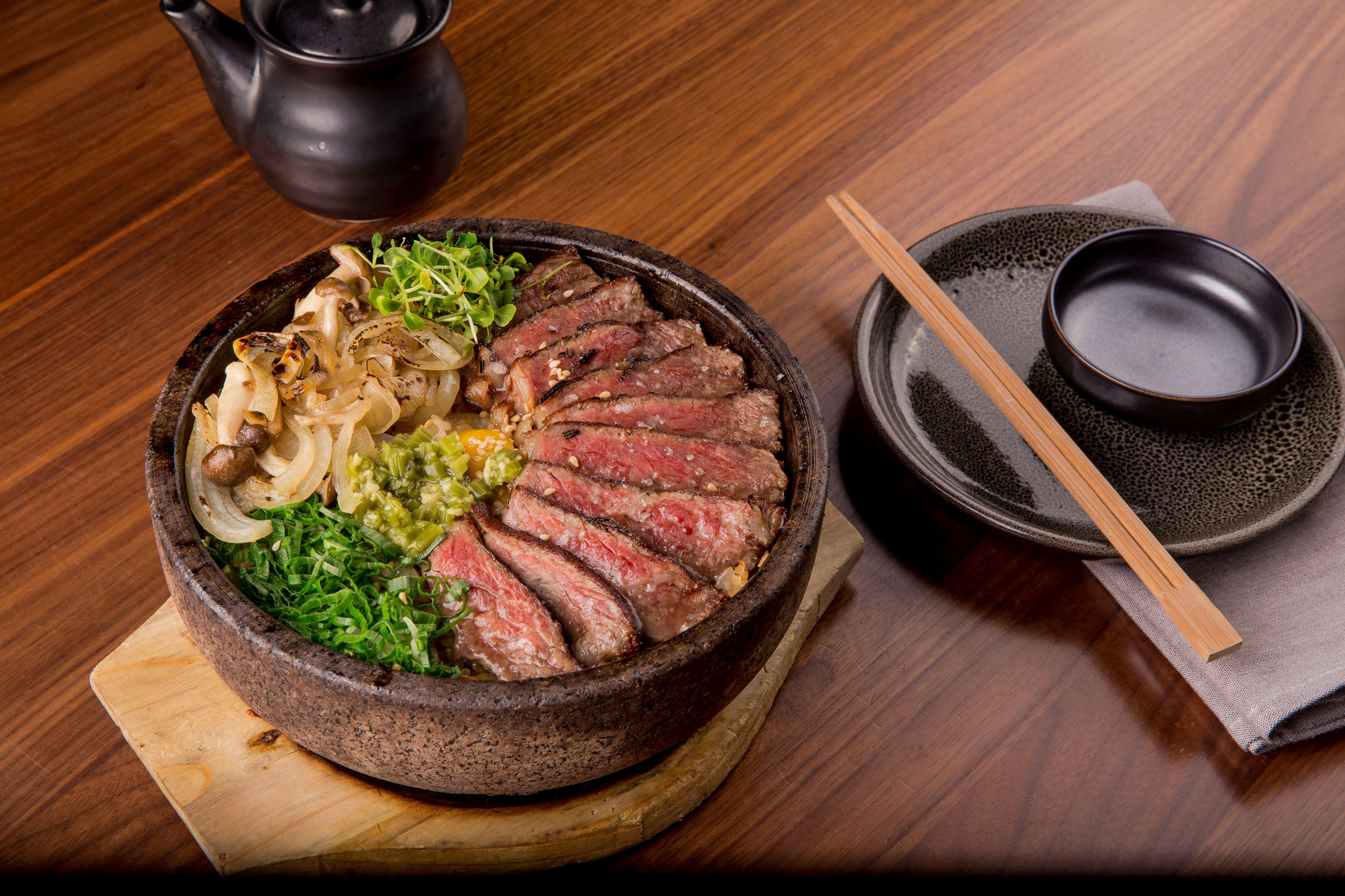 Steak Rice Bowl.