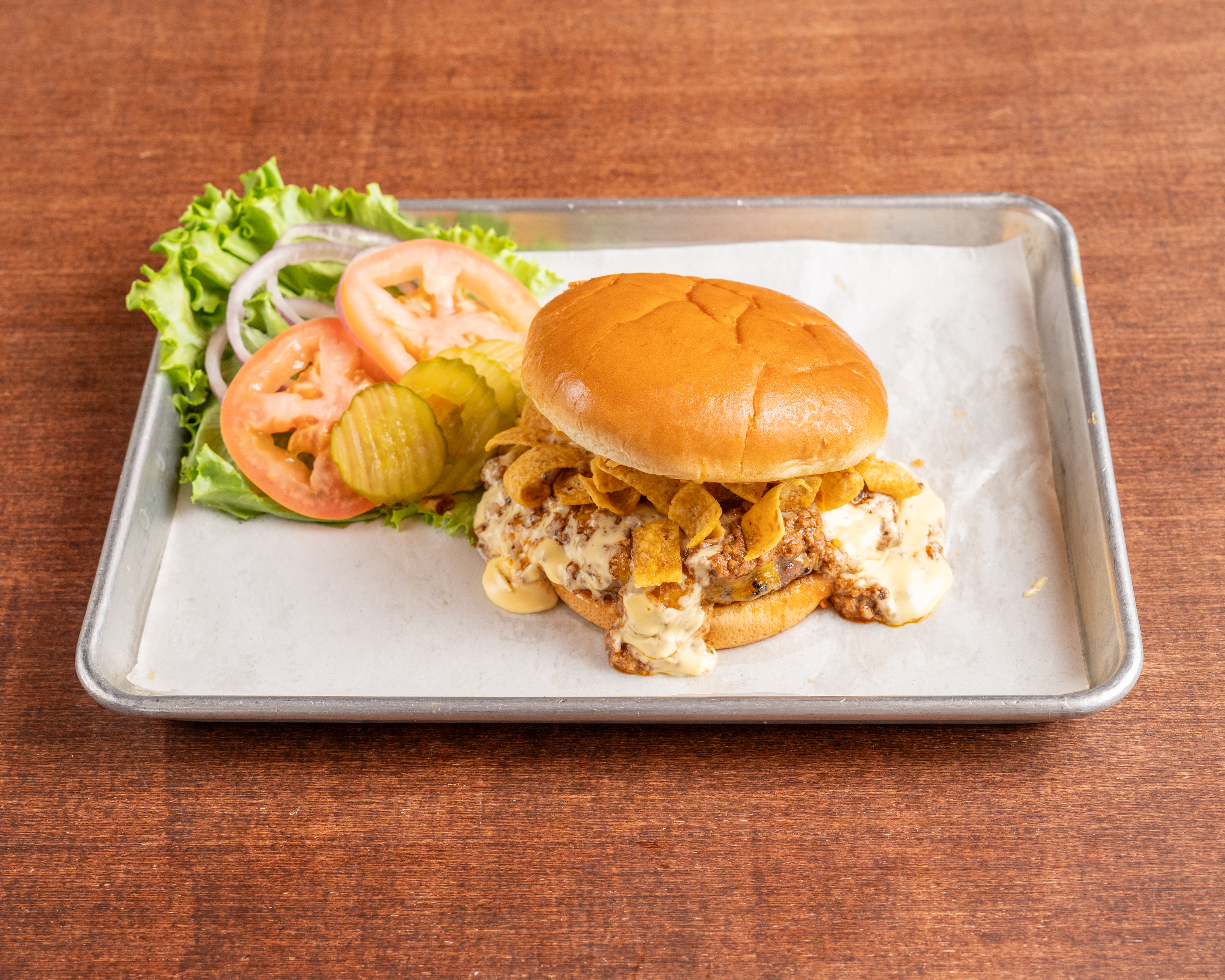 Chili Cheeseburger.