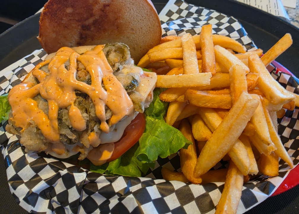 Sunburnt Chicken Sandwich.