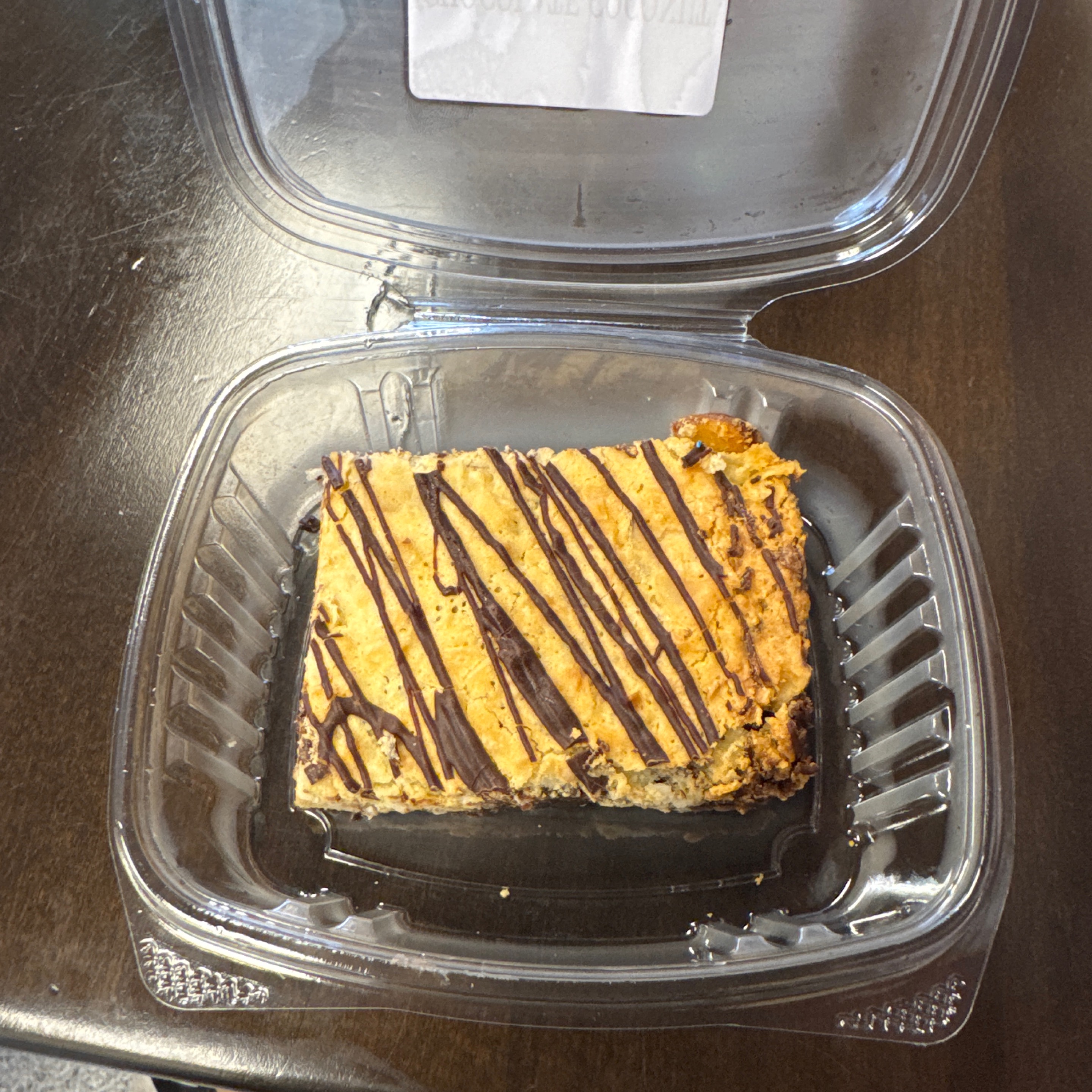 Chocolate Coconut Brownie.