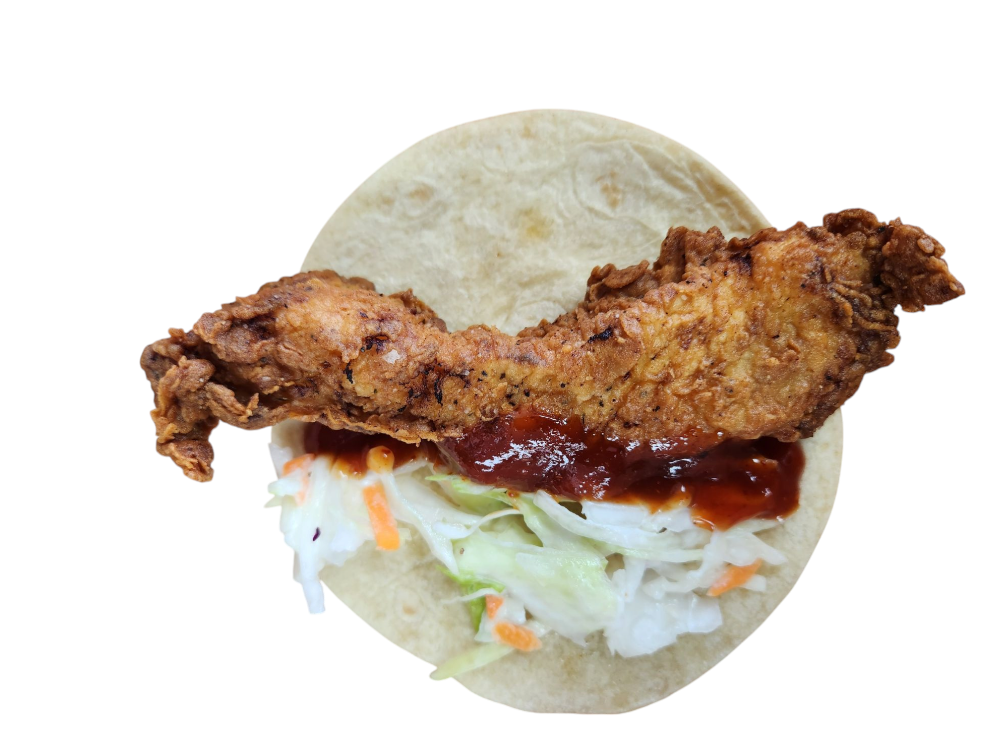 BBQ Fried Chicken Taco.