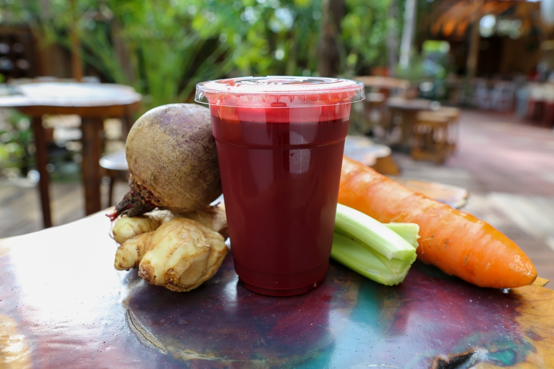 Fresh Cold Pressed Juice.