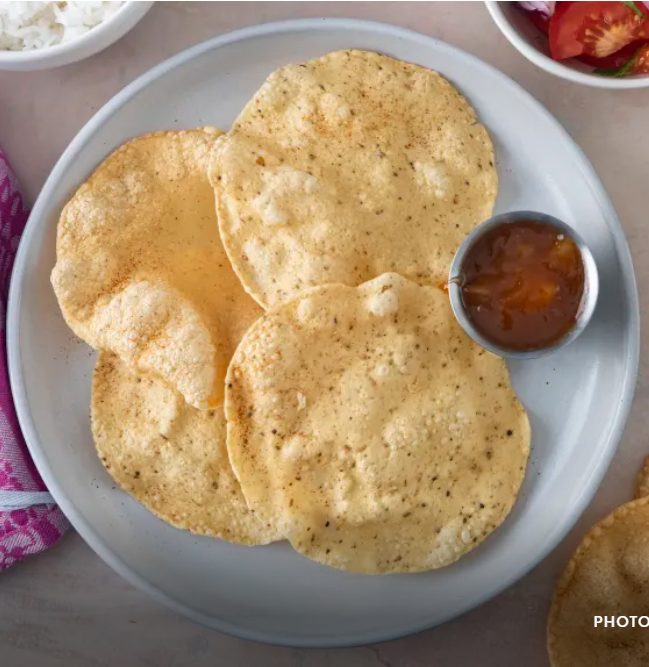 Papadum.