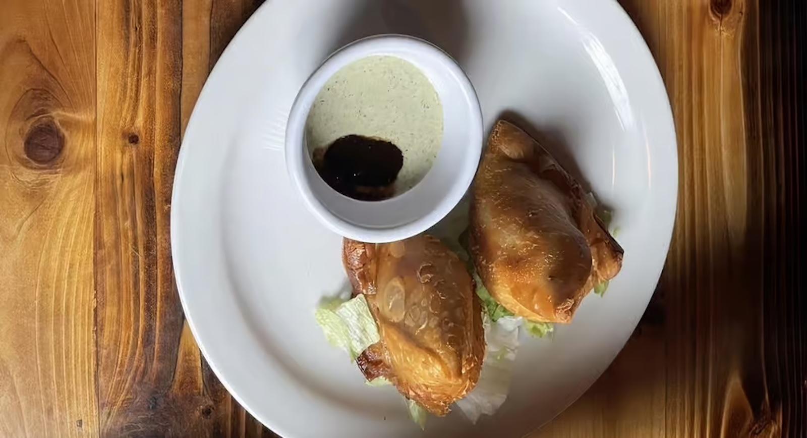 Vegetable Samosas.