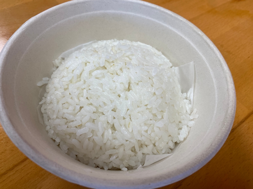 Steamed Rice.
