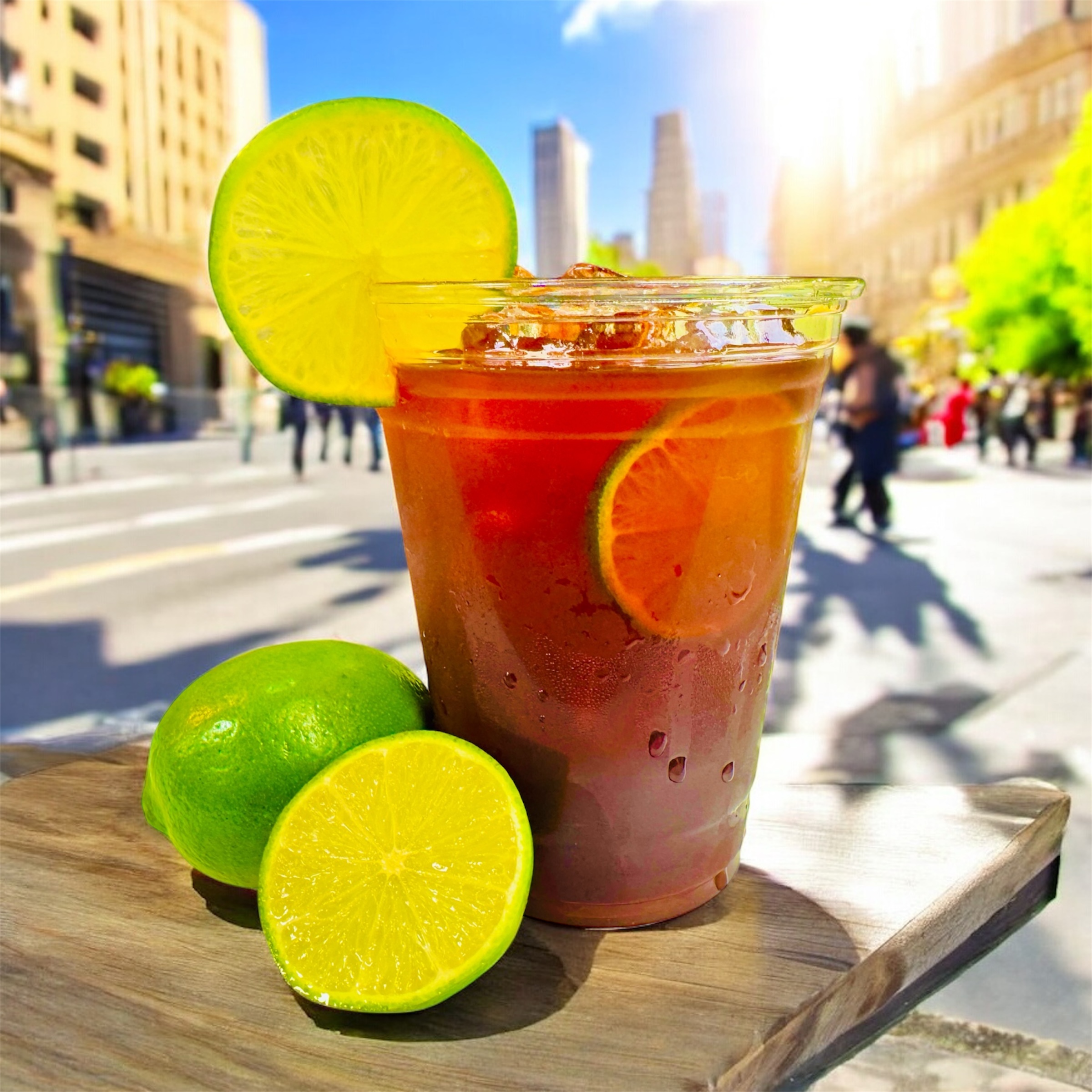 Old Fashioned Thai Ice Tea with Lime - Tangy Twist.